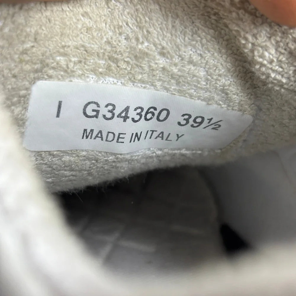 Chanel CC Logo Low Top Suede Nylon Chunky Dad Lifestyle Sneakers White Women 9.5